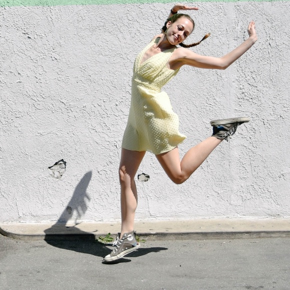 Shoshanna Yellow Cocktail Party Spring Dress - Picture 2 of 5